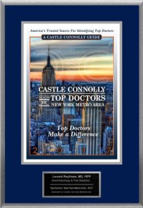 Americas top doctors NYC award 2017