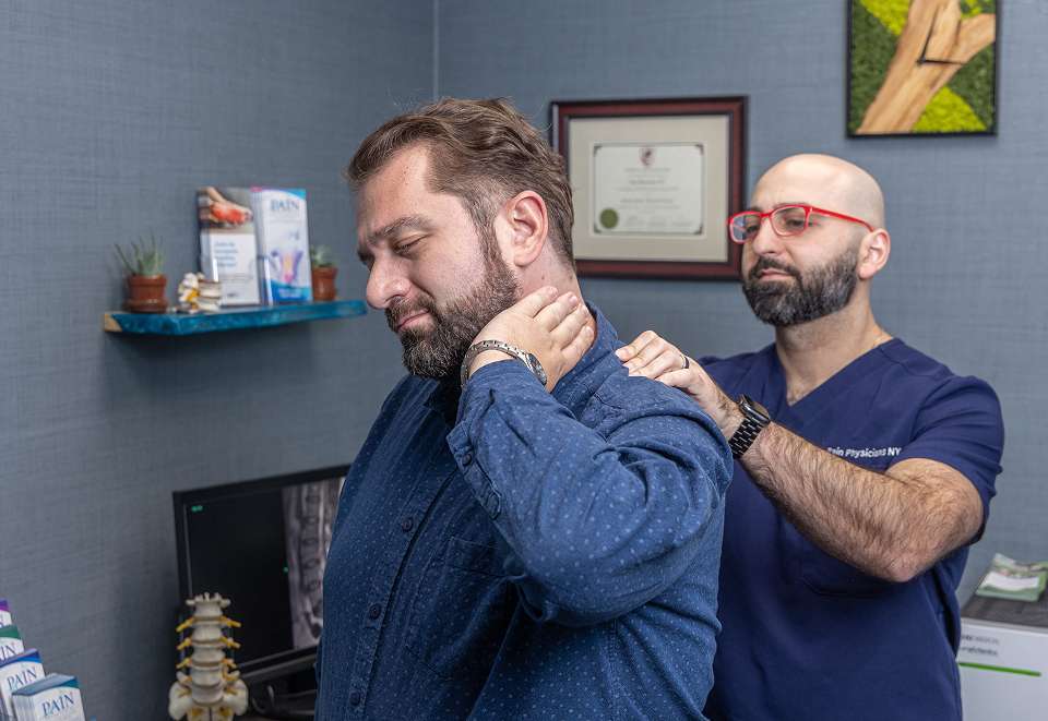Stem Cell Therapy | Doctor Diagnosing Neck Pain Cause
